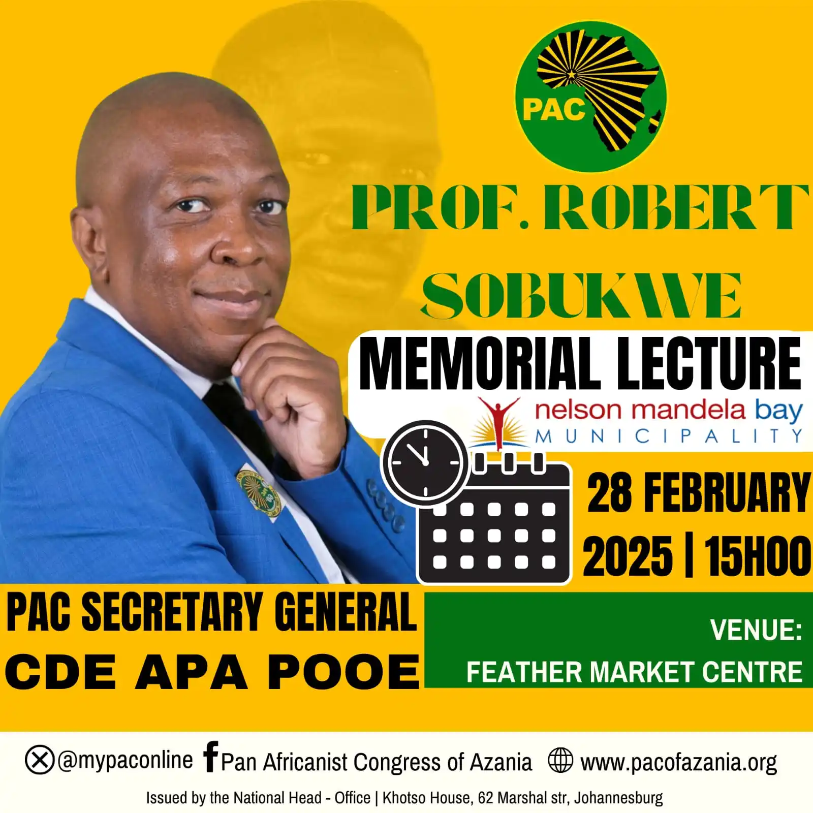 Pan Africanist Congress Of Azania (PAC) post