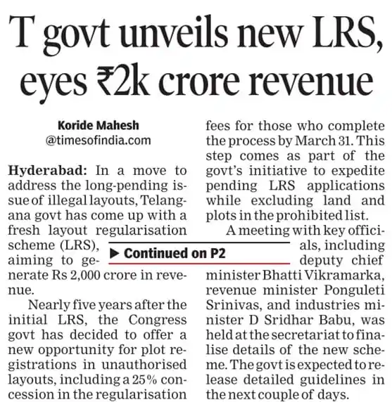 Paper cuts_Hyderabad Real estate news post