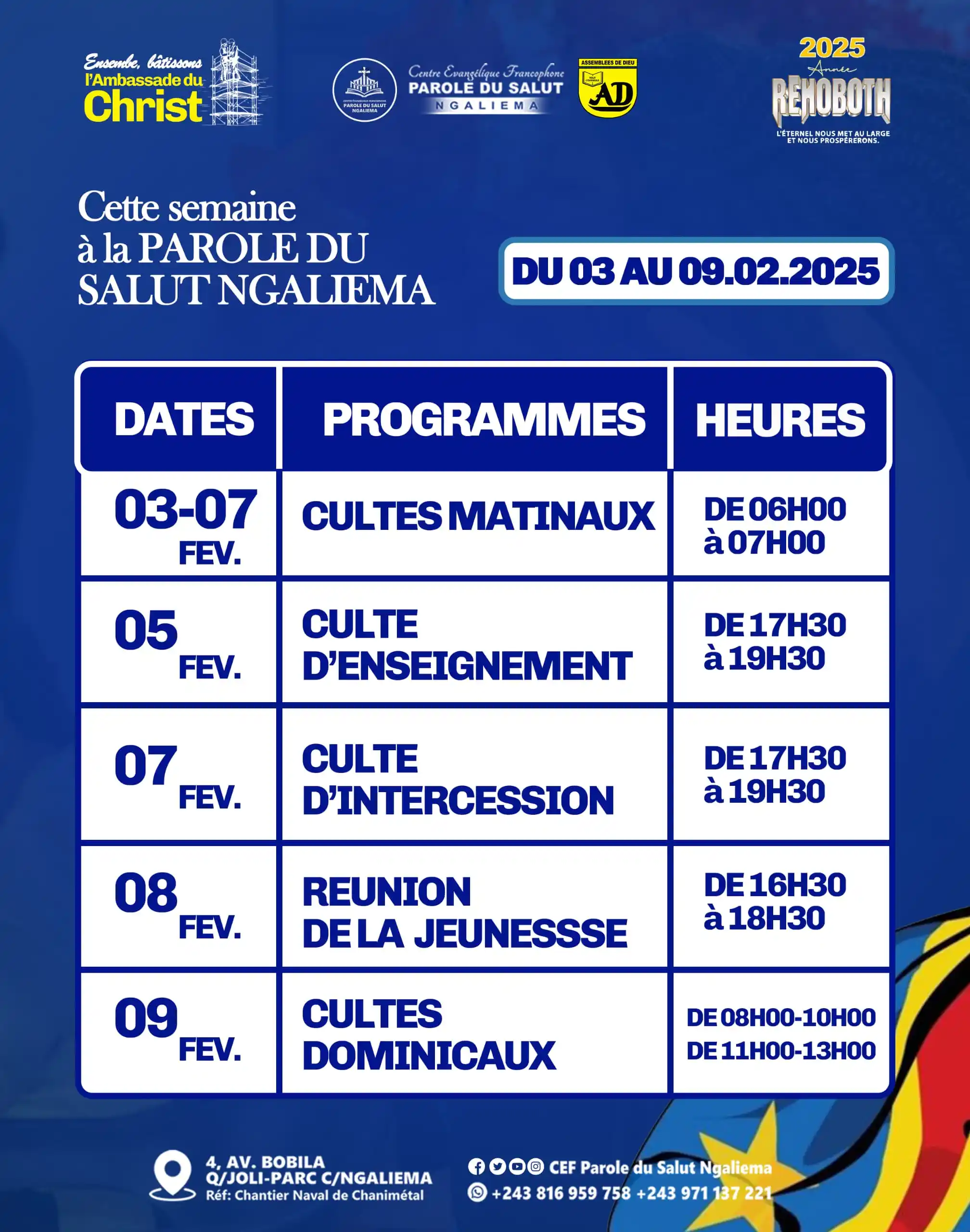 PAROLE DU SALUT NGALIEMA post