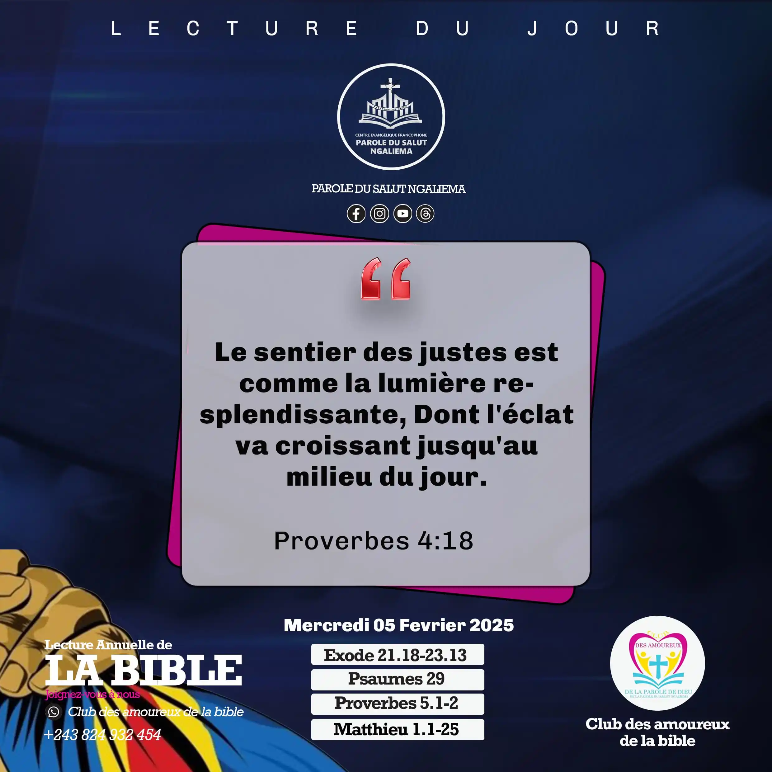 PAROLE DU SALUT NGALIEMA post