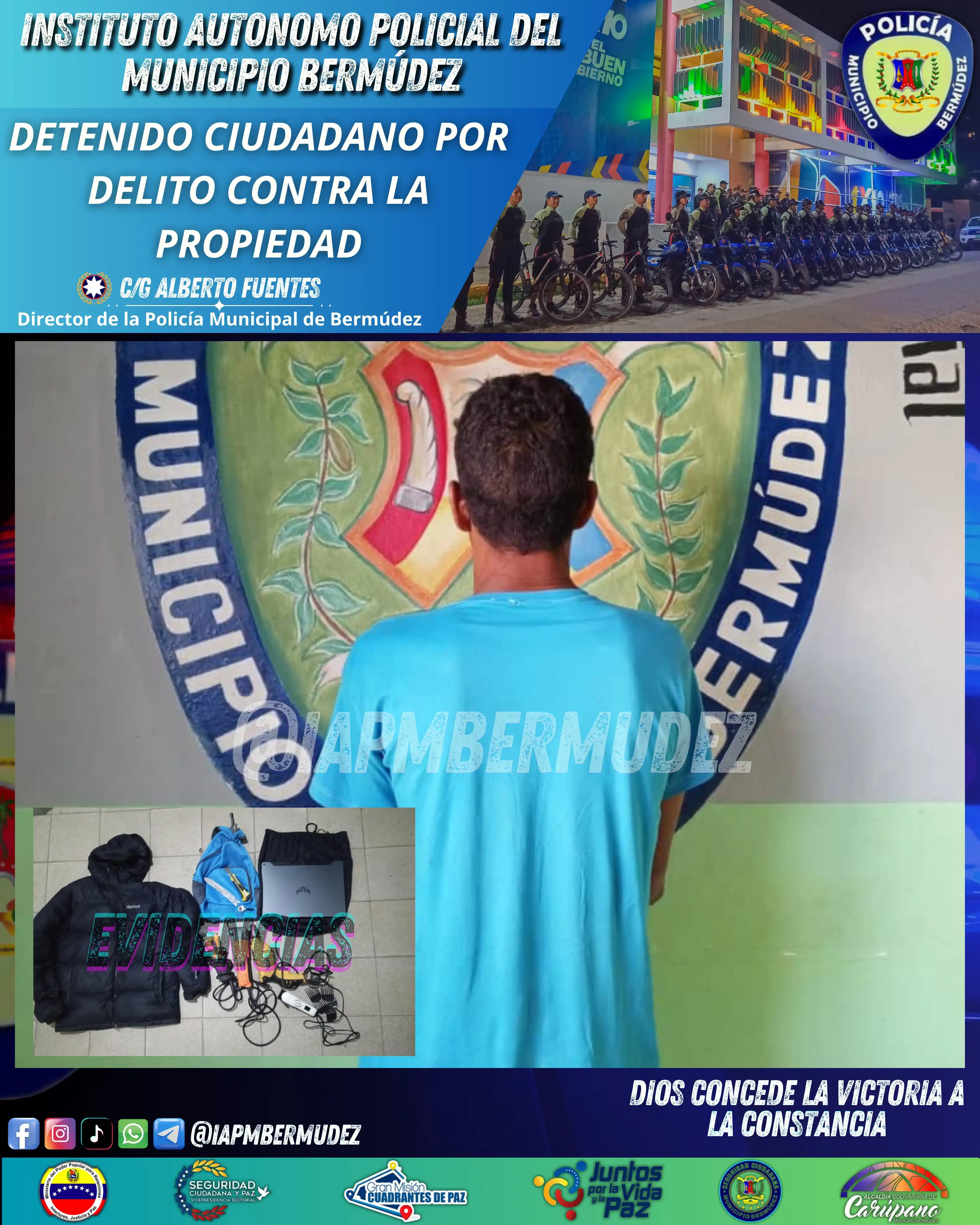 Policía Municipal De Bermúdez post