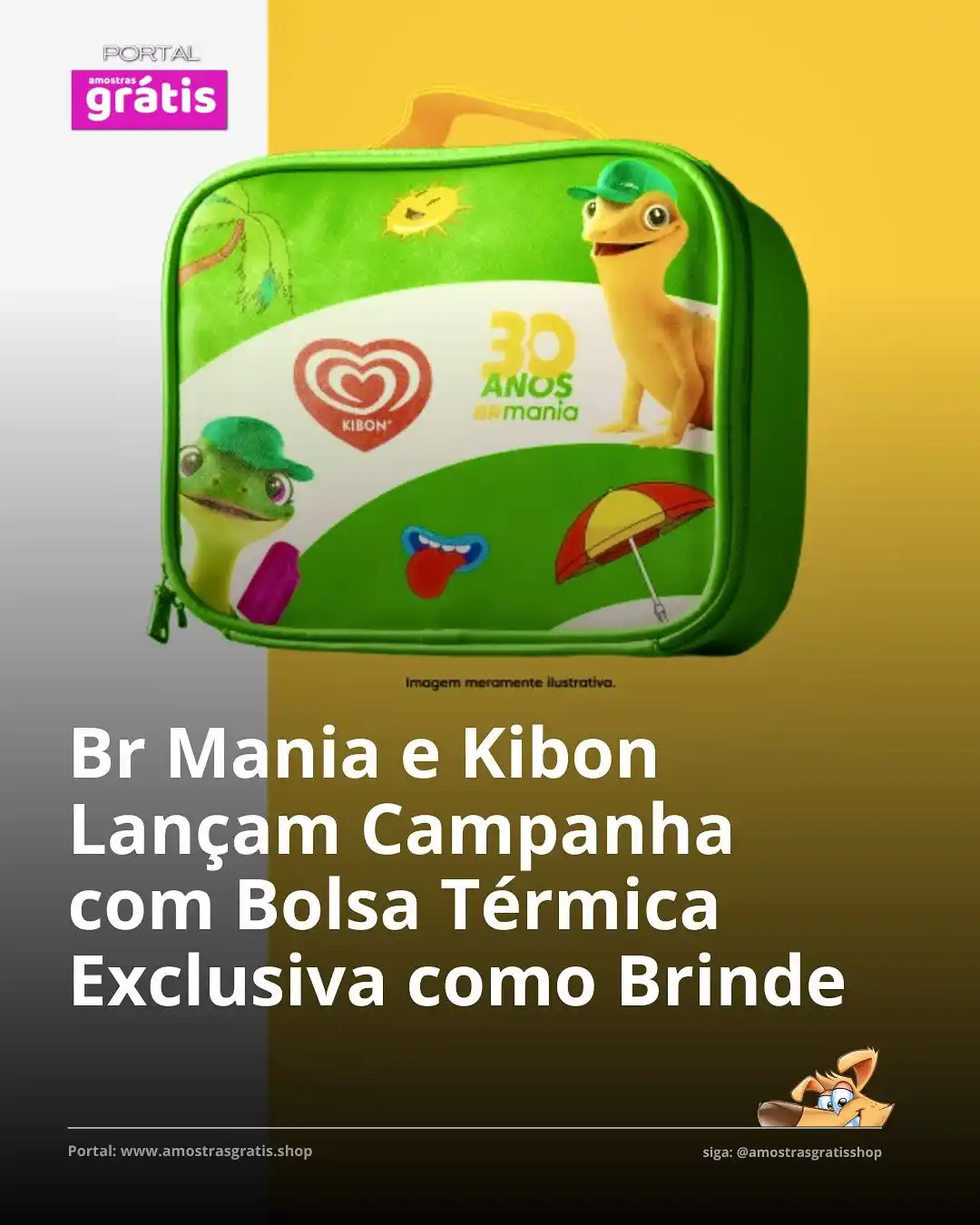 Image from Portal Amostras Grátis: DESTAQUES | A Br Mania e a Kibon lançaram a campanha “Se Tem Calor & T...