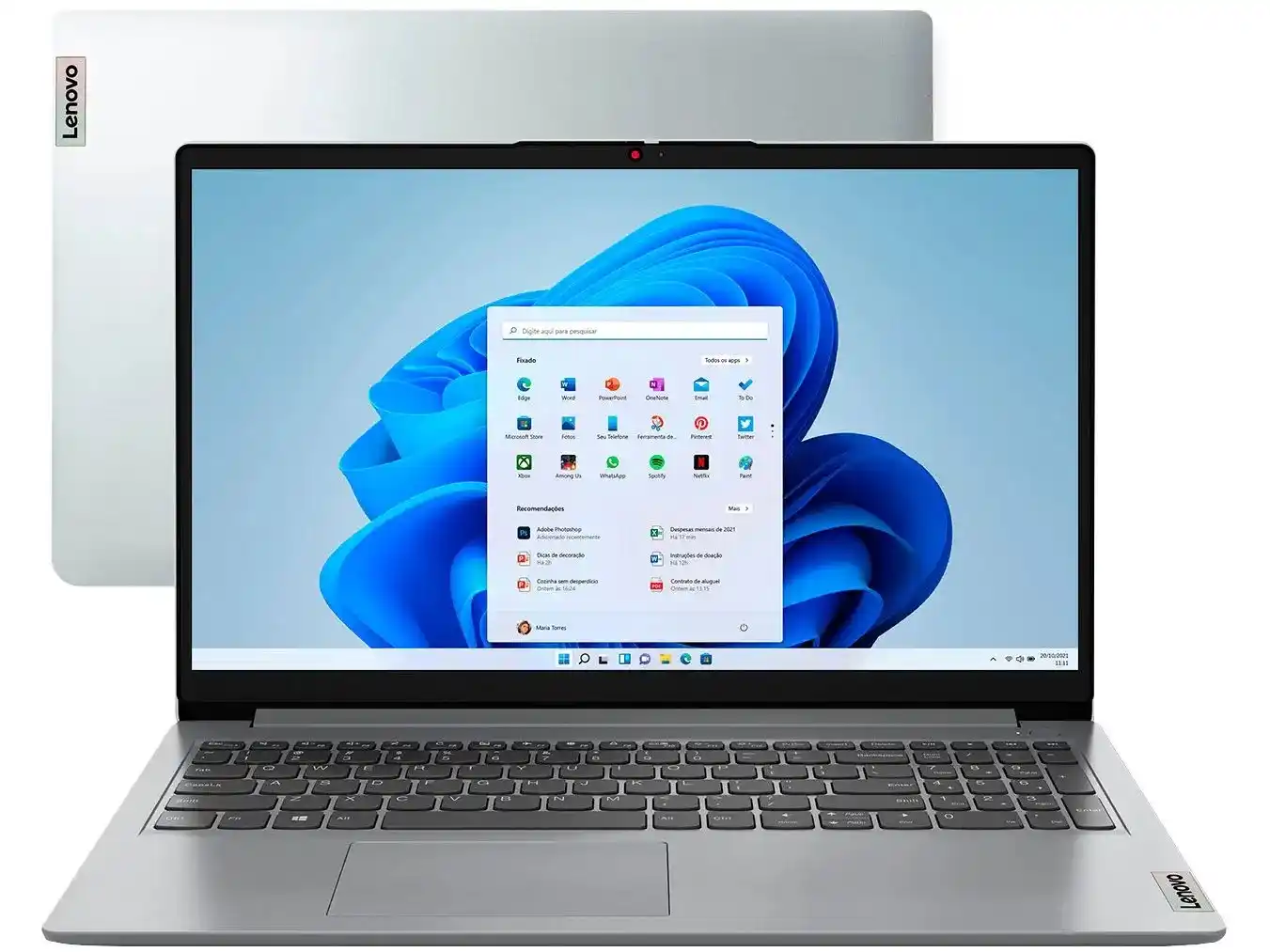 Image from Promoções e achados do Valente : 💻Notebook Lenovo IdeaPad 1i Intel Core i5 - 8GB RAM SSD 512GB Windows...