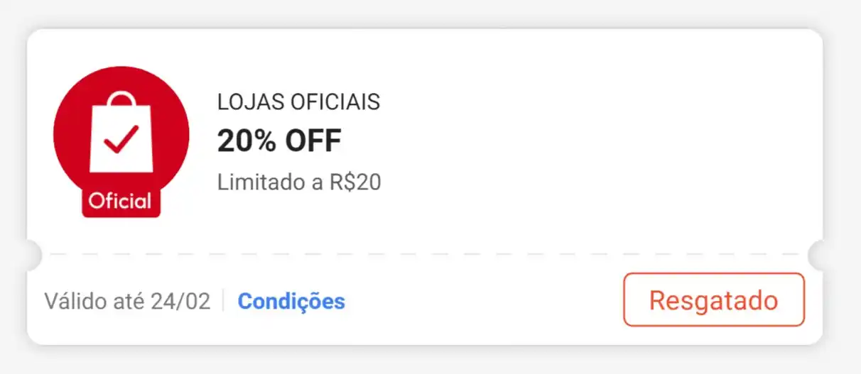 Image from ✨ Promos da PAAH | Cupons Diários: ✨️ CUPOM SHOPEE ✨20%OFF Limitado a R$20 RESTAGE AQUI: https...