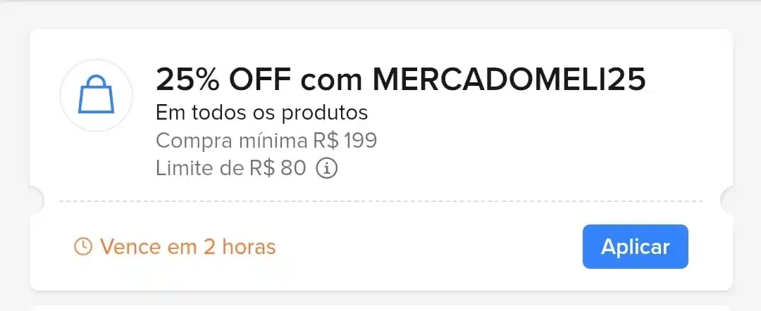 Image from ✨ Promos da PAAH | Cupons Diários: ✨CUPOM MERCADO LIVRE 📍 25%OFF compras mínima R$199 🏷CUPOM: MERC...