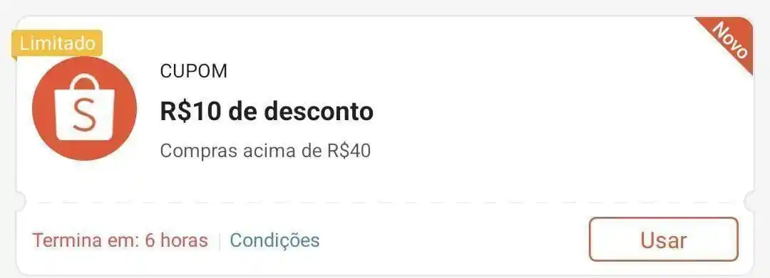 Image from ✨ Promos da PAAH | Cupons Diários: ✨CUPOM SHOPEE 🏷 CUPOM: W9G2X5MZ 💫R$10off em compras acima d...