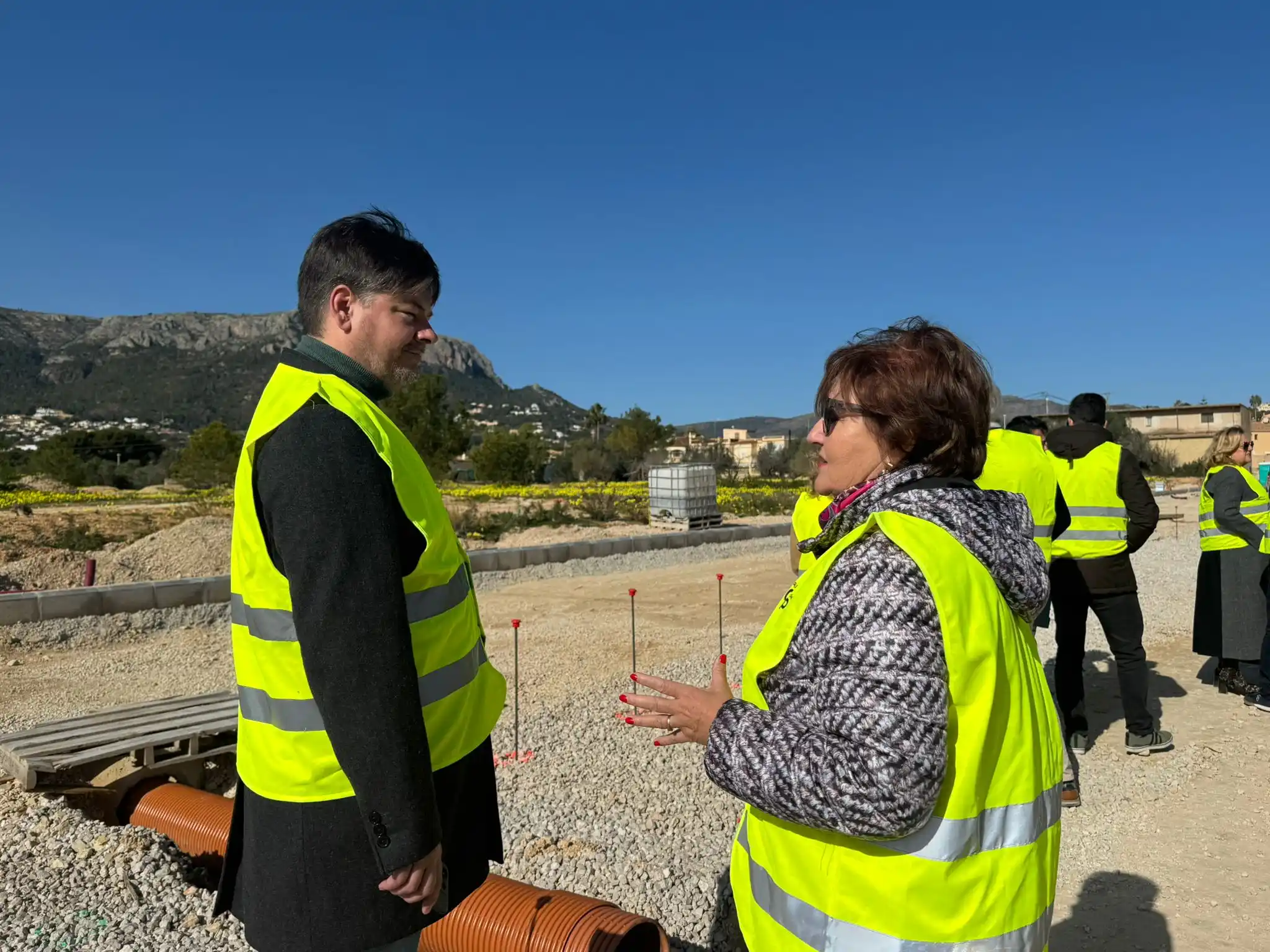 Image from PSPV-PSOE Calp: Hoy hemos visitado dos proyectos fundamentales para el futuro de Calp:...