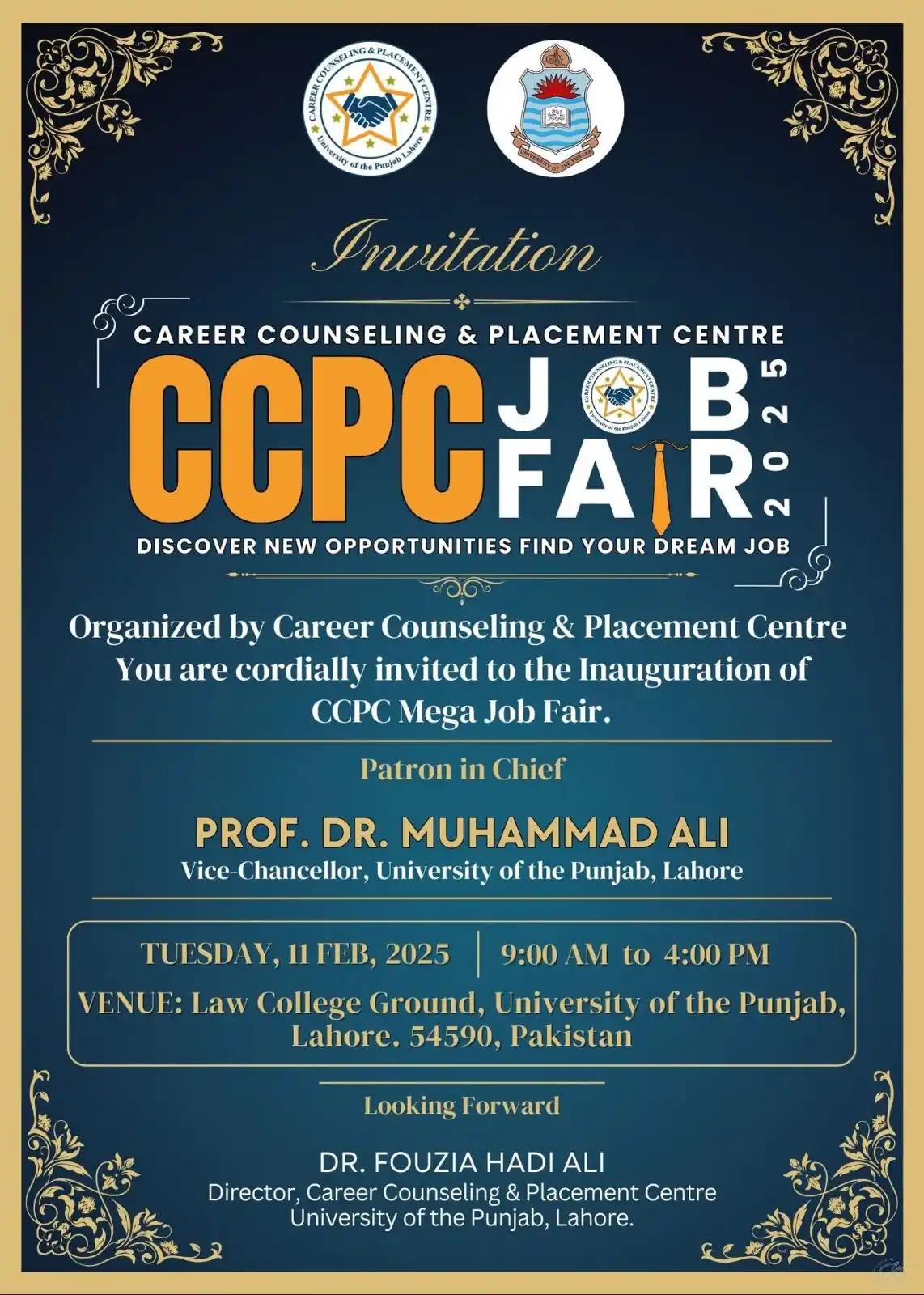 Punjab University Alumni Office (PUAO) post