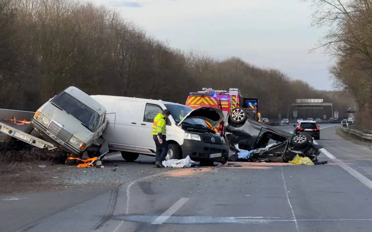 Image from Radio Vest : Ein schwerer Unfall sorgte am Freitagnachmittag (21.2.) für viel Stau ...