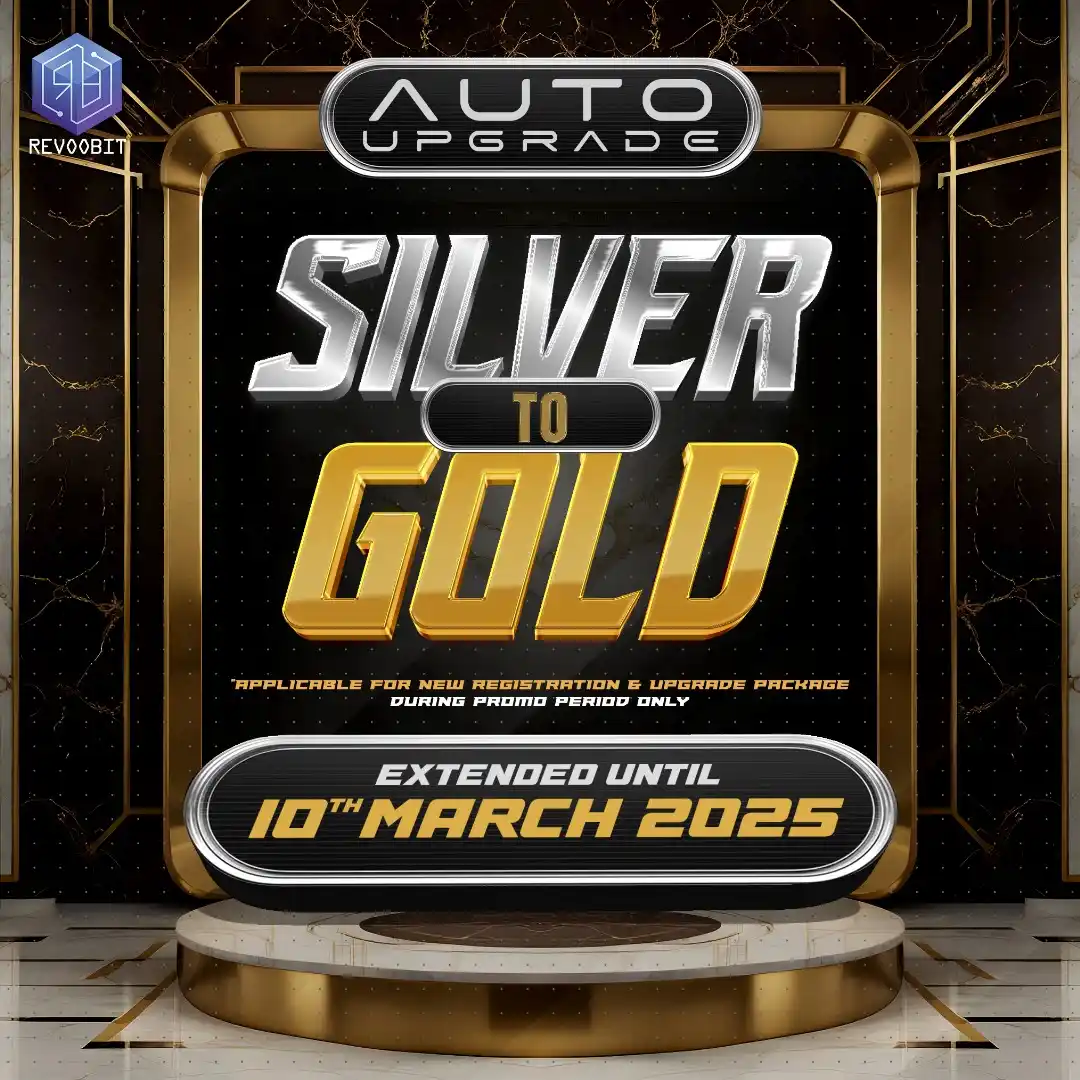 Image from Revoobit Official Channel: 📣 *SPECIAL ANNOUNCEMENT*!! 🔥🔥 *AUTO-UPGRADE: SILVER TO GOLD-EXTEN...