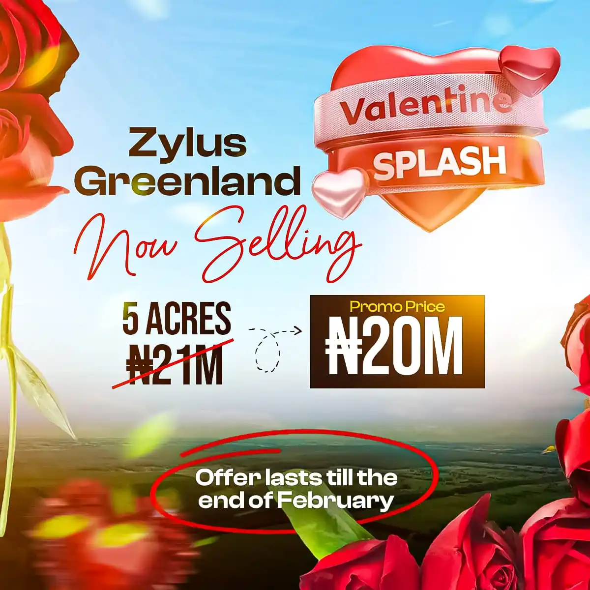 Image from Rgh Homes Marketing Hub: Valentine's Splash Sale: Invest in Love and Land at Zylus Greenland! ...