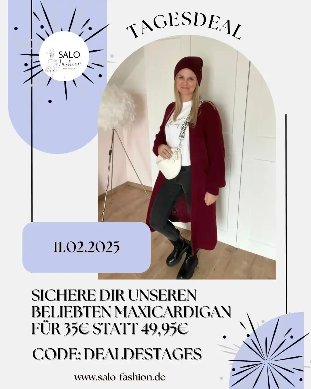 Image from SaLo Fashion Boutique : 🔥 Tagesdeal bei SALO FASHION 🔥 Heute kannst du dir unseren beliebte...