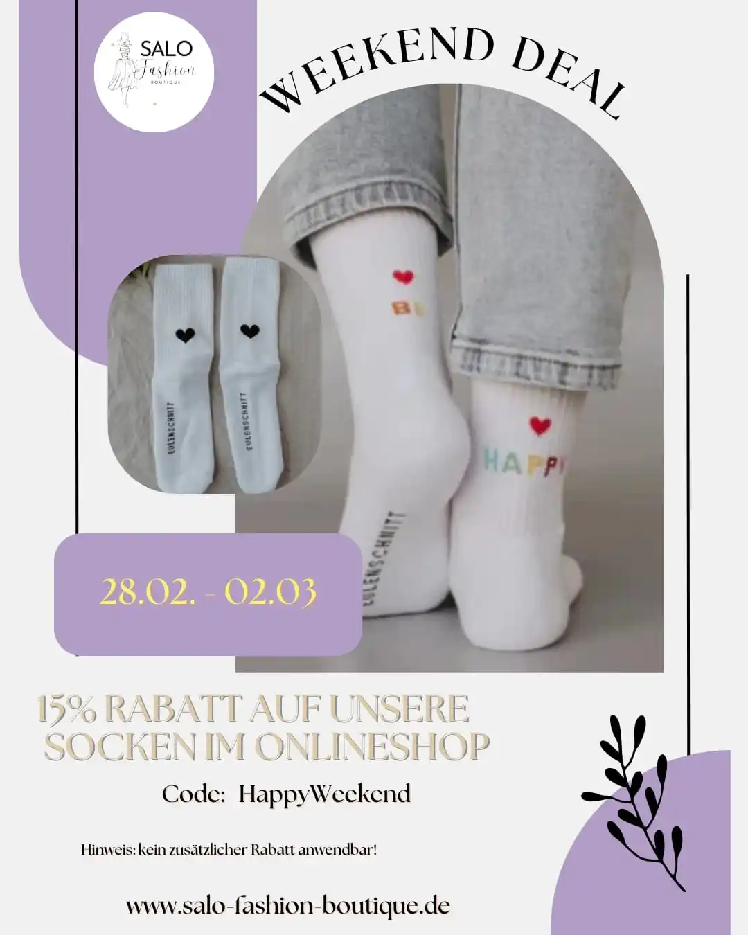 Image from SaLo Fashion Boutique : 🌟 Wochendeal bei Salo Fashion! 🌟 Nutze die Gelegenheit und sichere ...