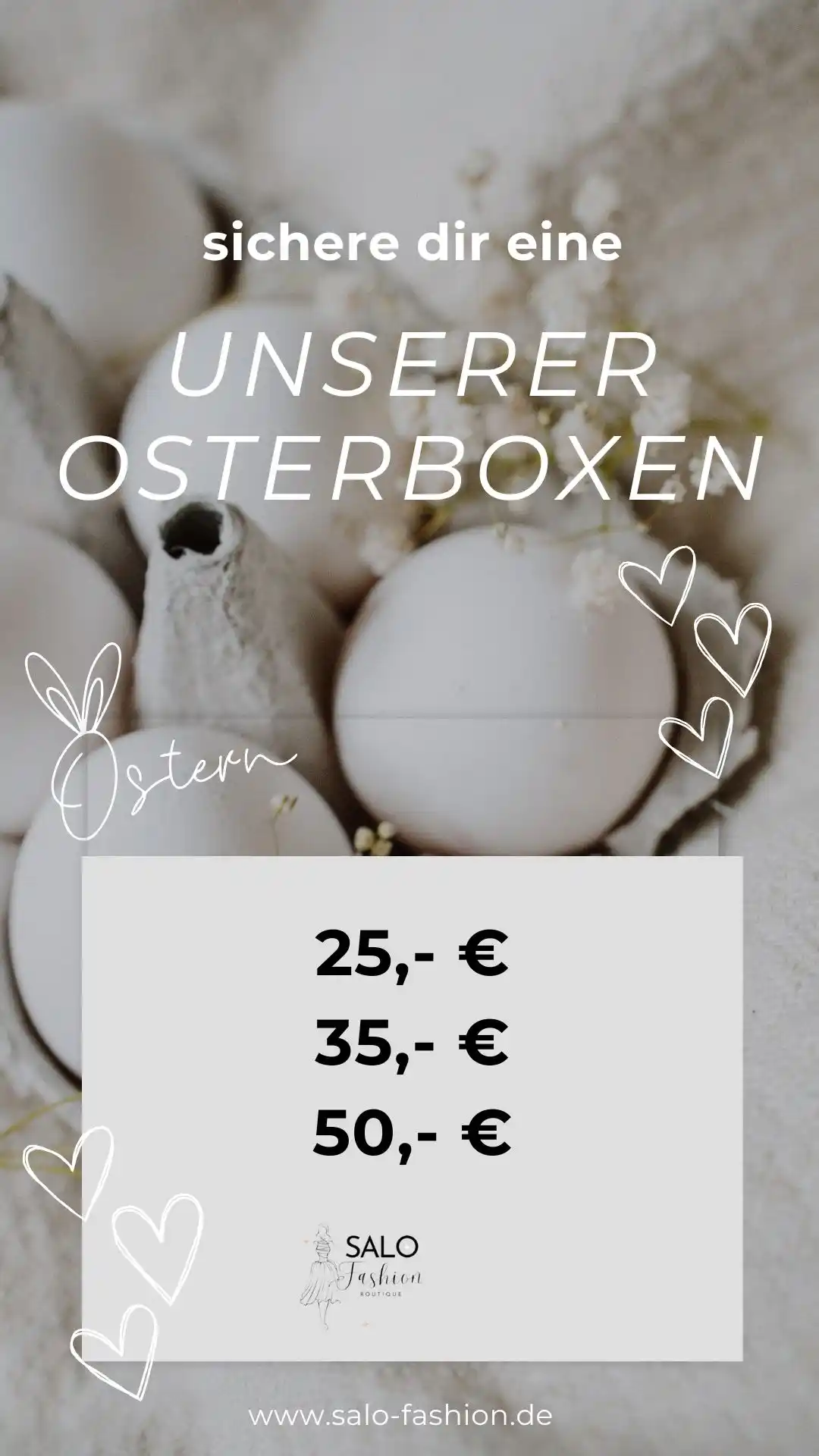 Image from SaLo Fashion Boutique : *Unsere Osterboxen – die perfekte Überraschung!* Sichere dir eine uns...