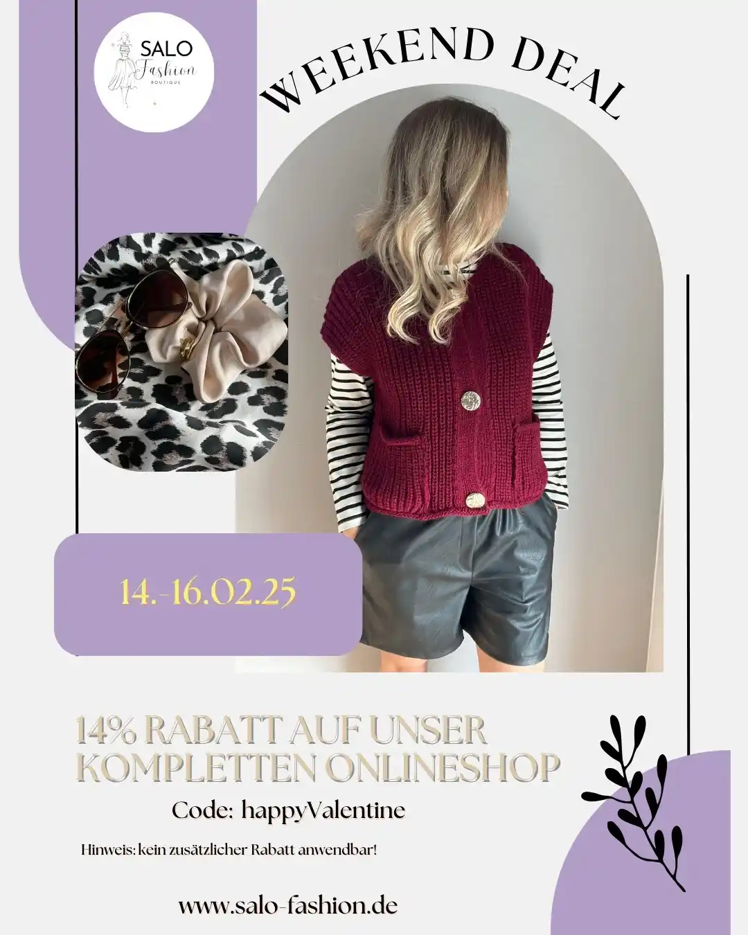 Image from SaLo Fashion Boutique : 🌟 Weekend Deal Alert! 🌟 🎉 Wir feiern die Liebe mit einem exklusive...
