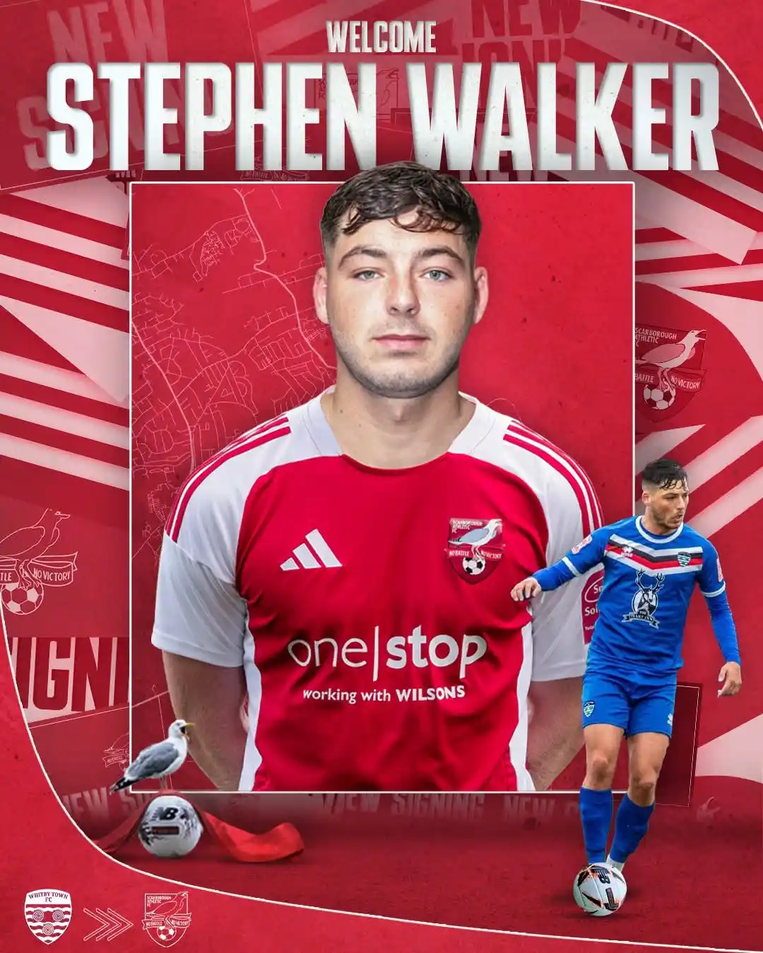 Image from Scarborough Athletic Football Club: 𝗡𝗲𝘄 𝘀𝗶𝗴𝗻𝗶𝗻𝗴 🖊️ We are pleased to announce the signing of f...
