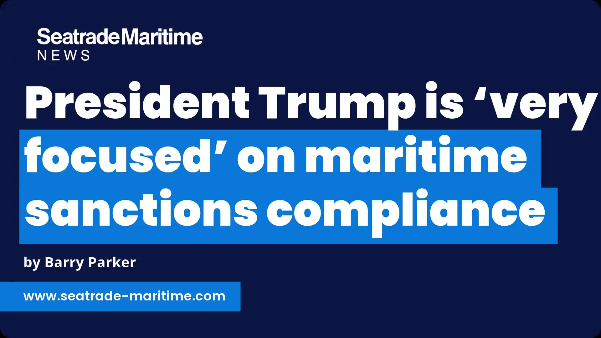 Seatrade Maritime News post