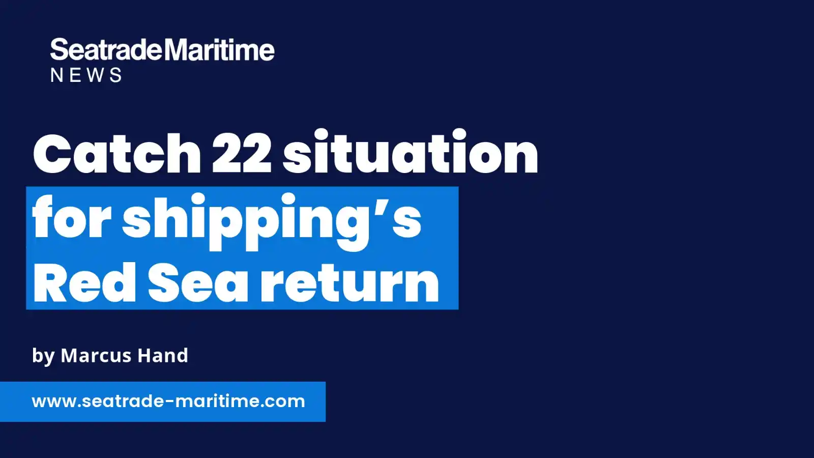 Seatrade Maritime News post