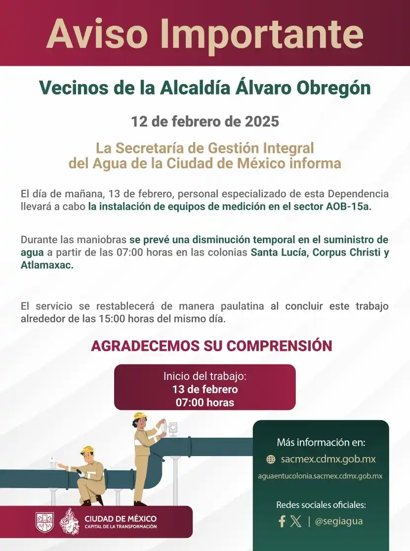 Secretaría de Gestión Integral del Agua - SEGIAGUA💧 post