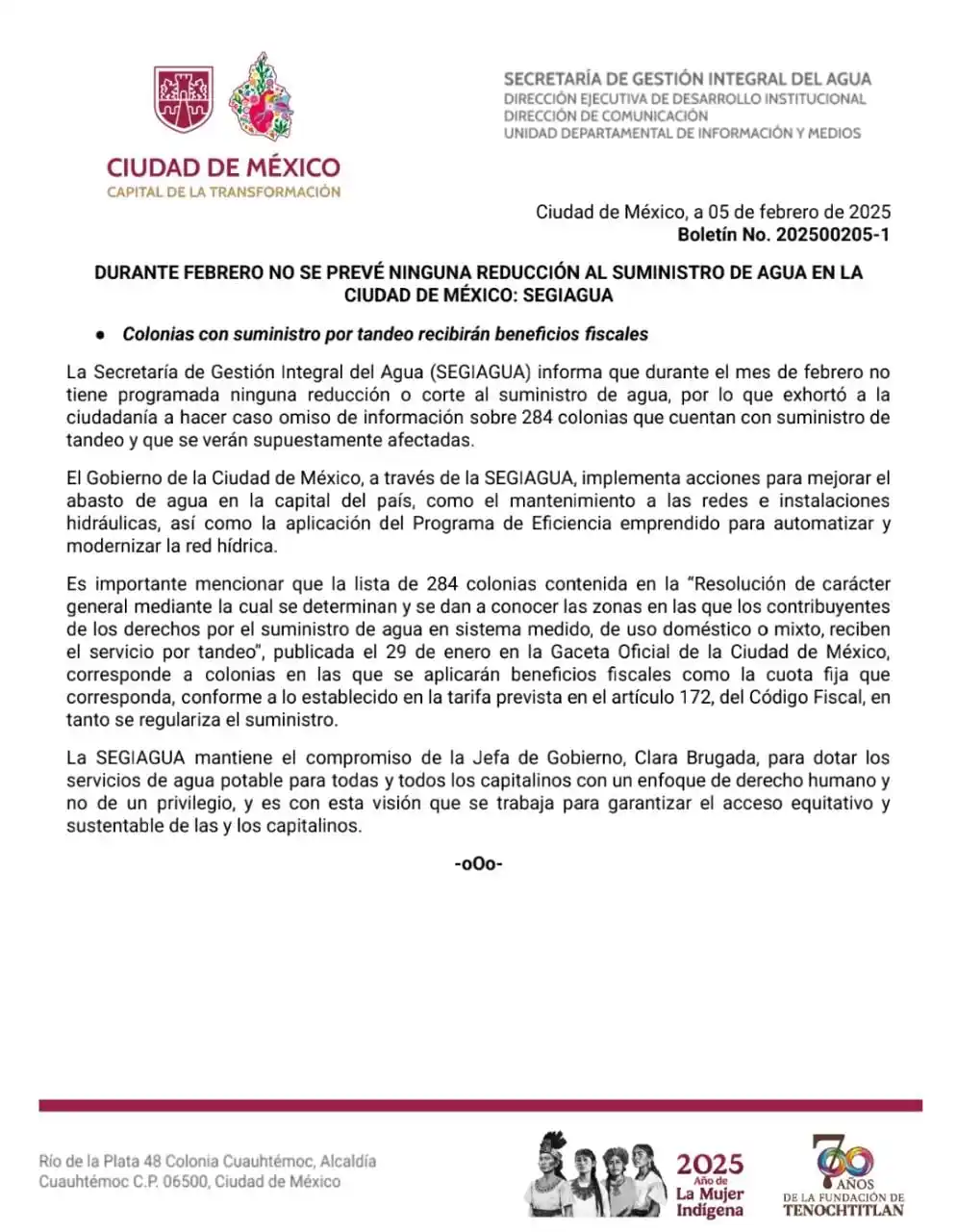 Secretaría de Gestión Integral del Agua - SEGIAGUA💧 post