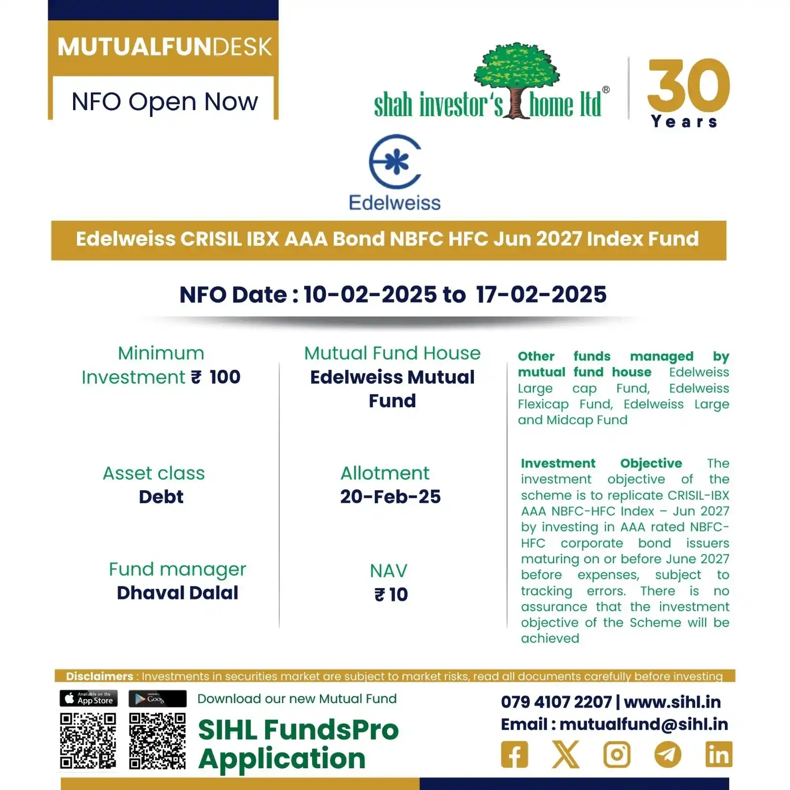 Shah Investors Home Ltd post