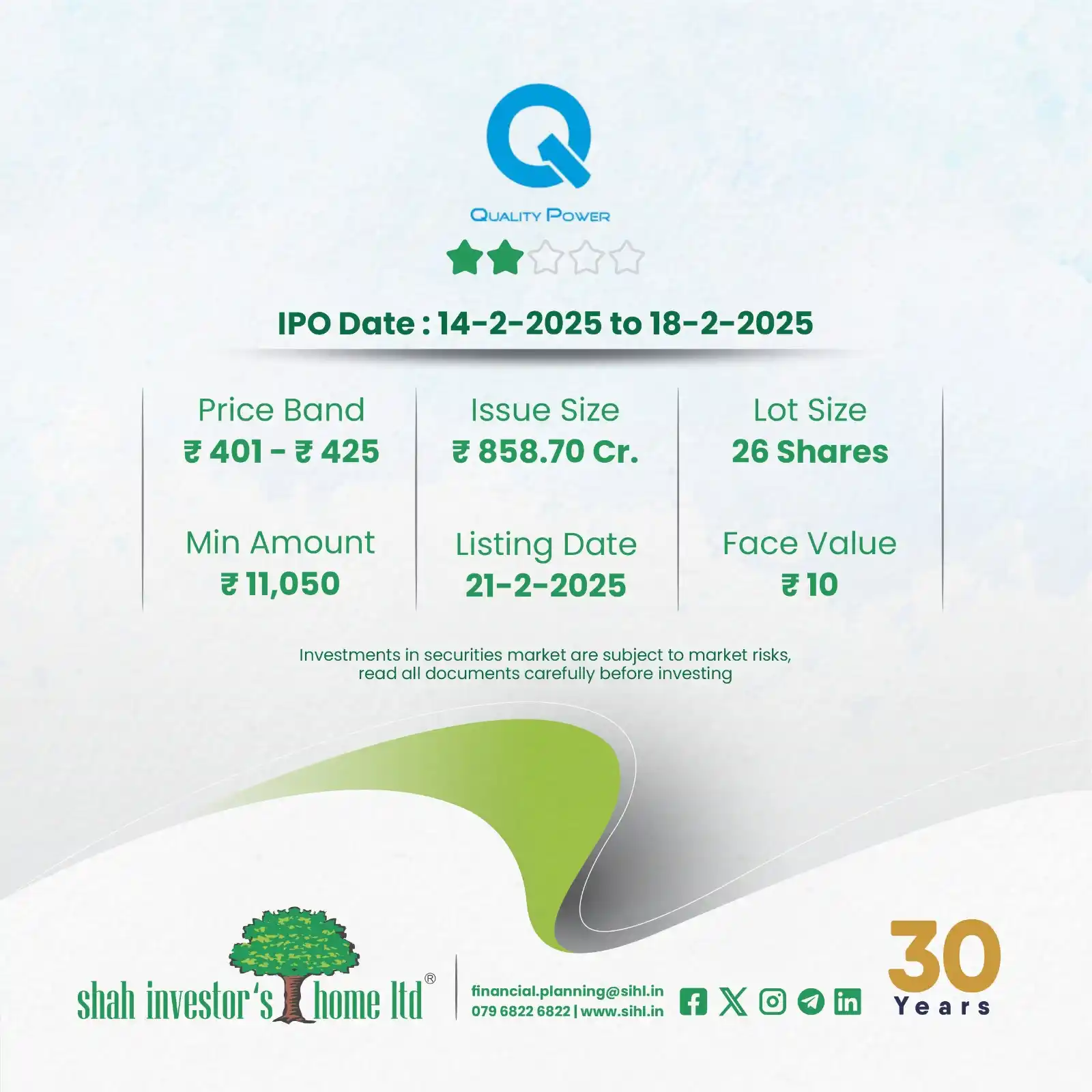 Image from Shah Investors Home Ltd: IPOs are your Ticket to enter in stock Market's Success journey... <a ...