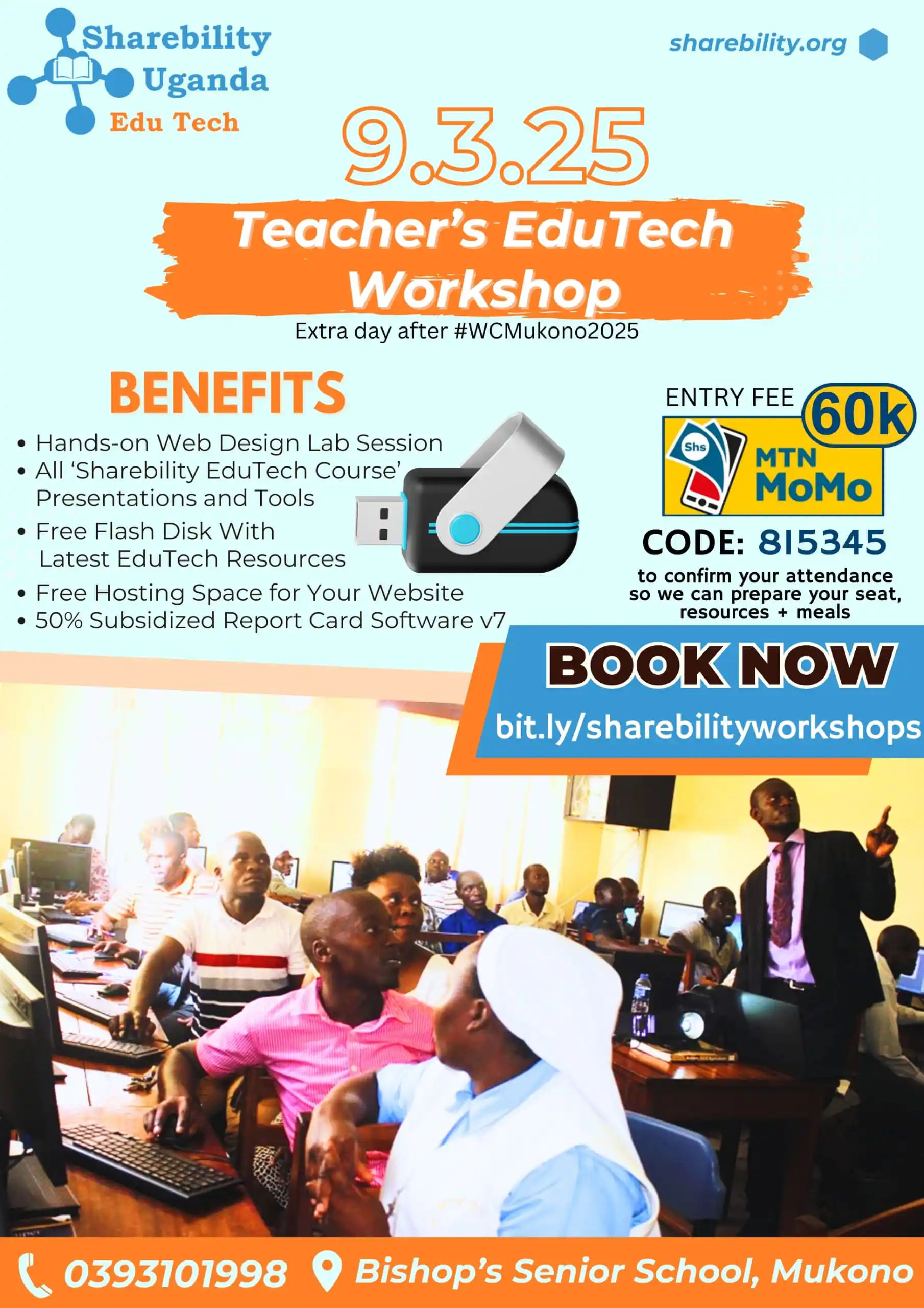 Sharebility Uganda EduTech Channel post