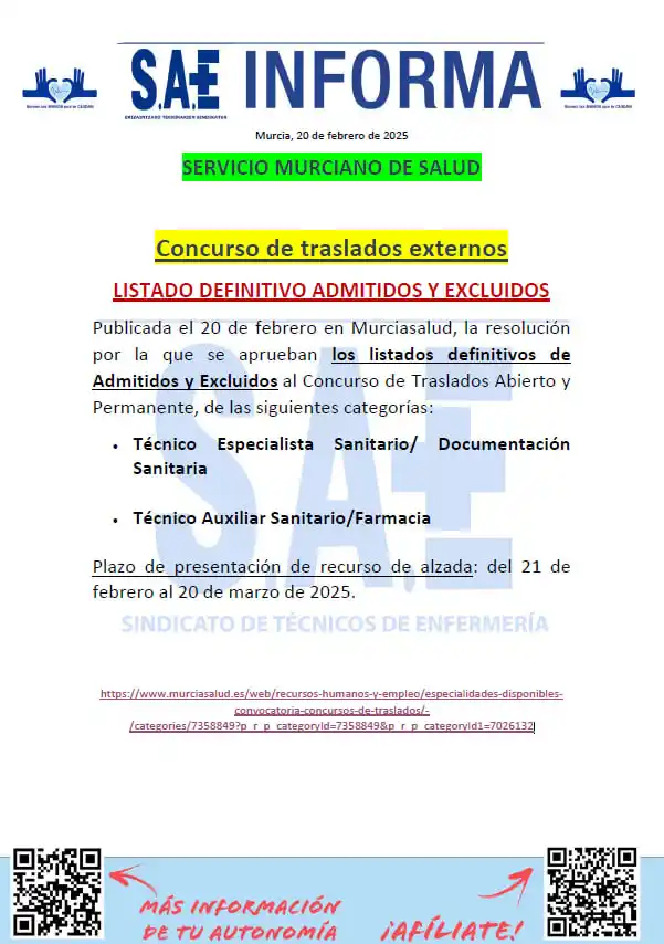 Sindicato SAE NACIONAL post