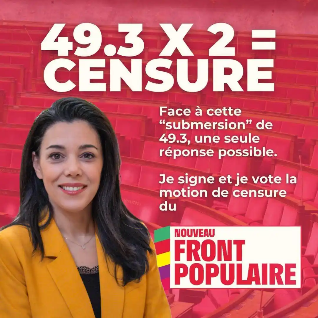 Sophia Chikirou Députée  post