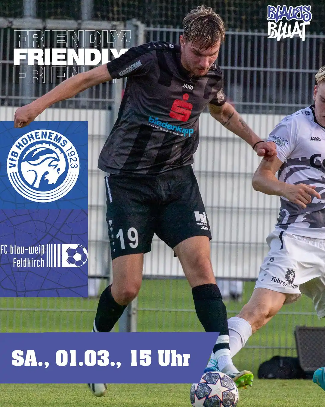 Image from Sparkasse FC BW Feldkirch 💙🤍: Wir bewegen uns allmählich auf die Zielgeraden hin - Ende März geht’s ...