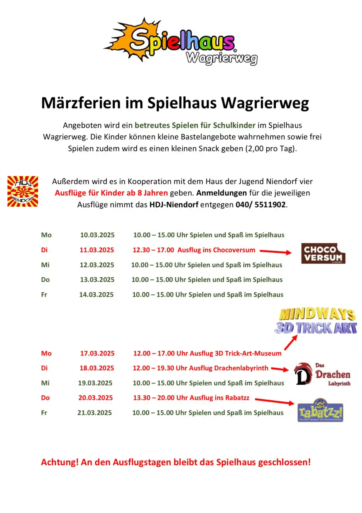 Spielhaus Wagrierweg post