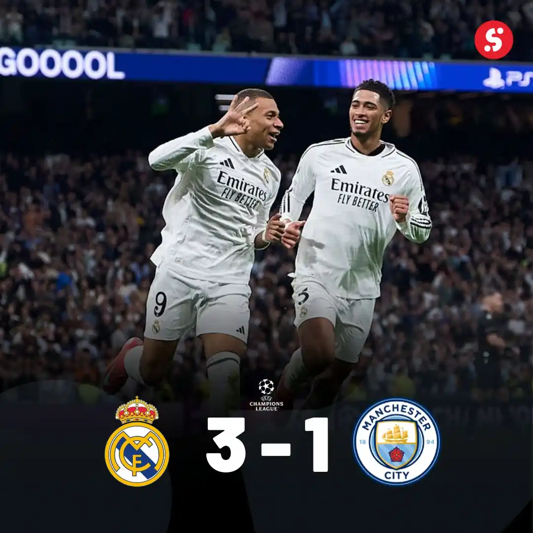 Image from SportyBet : 🔥 REAL MADRID THROUGH IN STYLE! ⚡️🏆 Full-time: Real Madrid 3️⃣-1️⃣ ...
