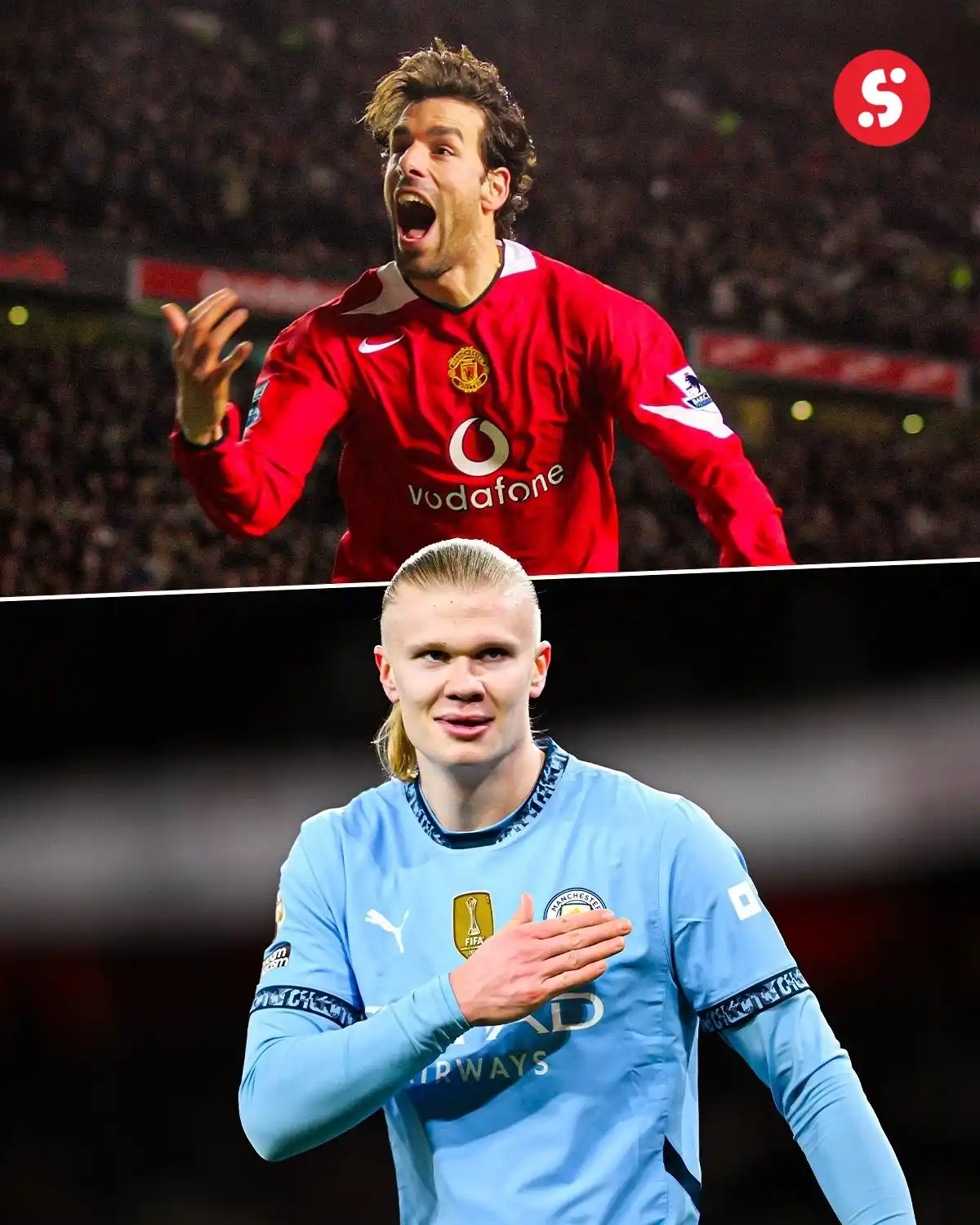 Image from SportyBet : 📊After scoring last night Vs Tottenham, *Erling Haaland* has just bec...