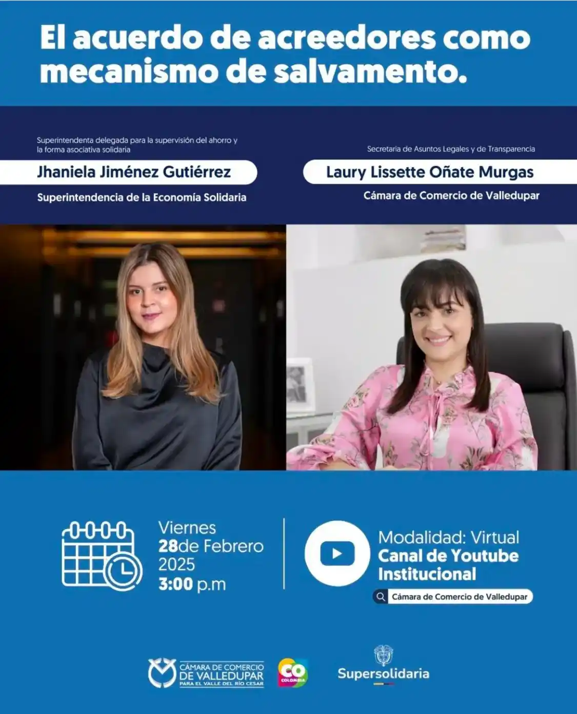 Image from Superintendencia de la Economía Solidaria.: En minutos… 📢 *¡No te lo pierdas!* La Supersolidaria y la Cámara de ...