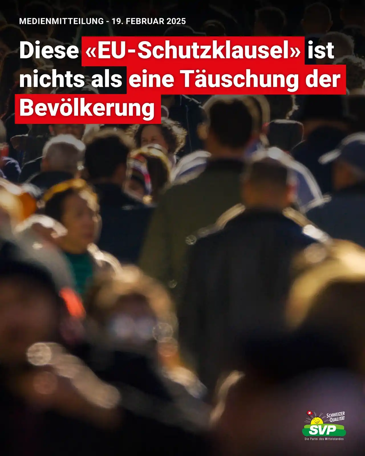 SVP Schweiz post