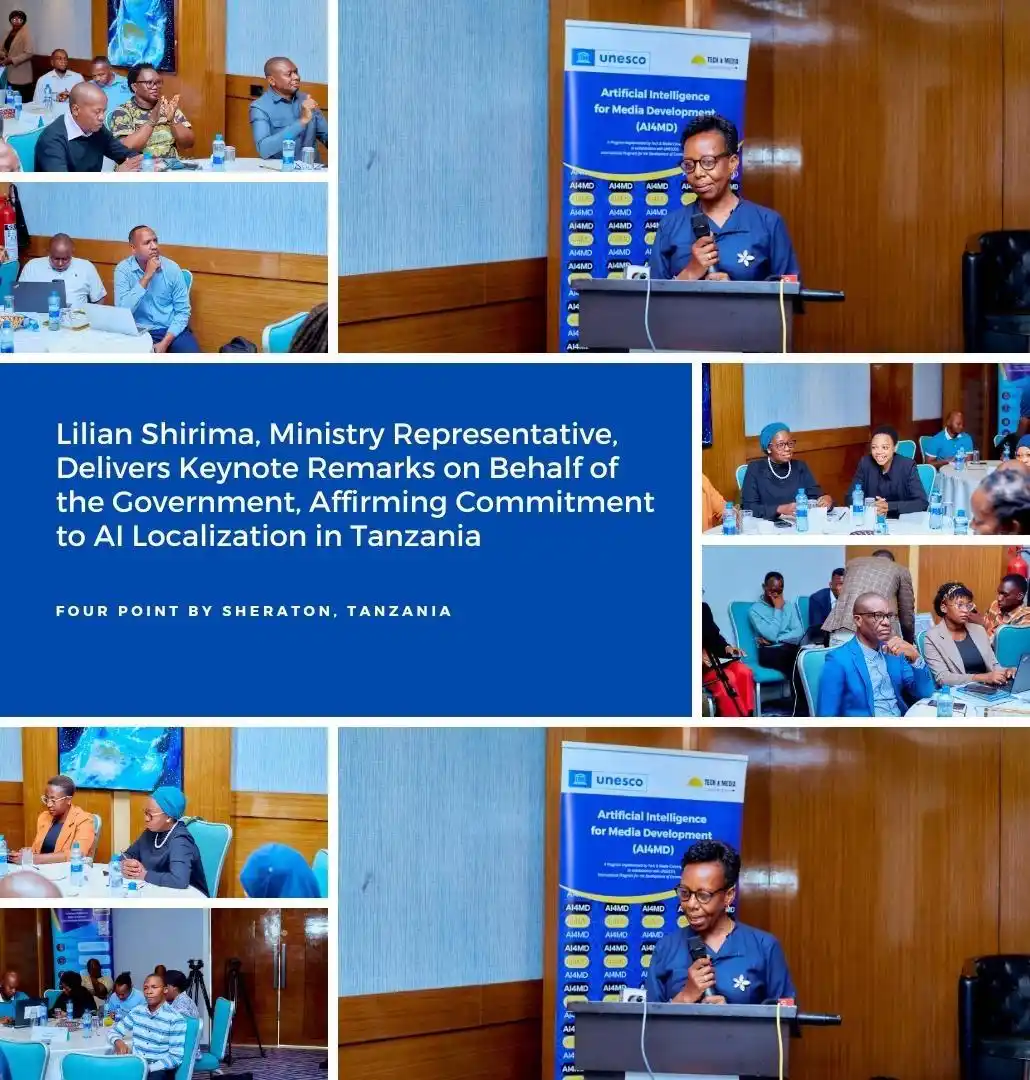 Image from Tech & Media Convergency (TMC): Lilian Shirima, representing the Ministry of Information, Culture, Art...