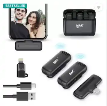 Image from Tekpedia: 829 https://fkrt.cc/EwqYx8 MAK Dual Wireless Mic with Charging Case ...