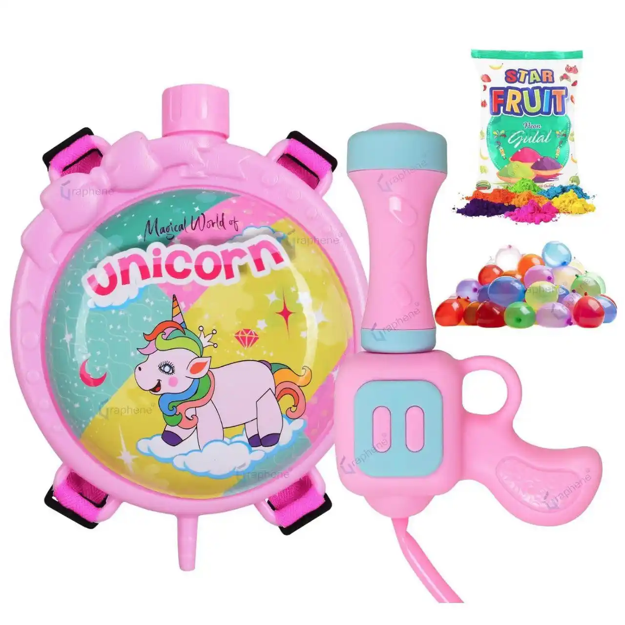 Image from Tekpedia: 279 https://amzn.to/3FcAvZt GRAPHENE Unicorn Holi Pichkari Water Gun...