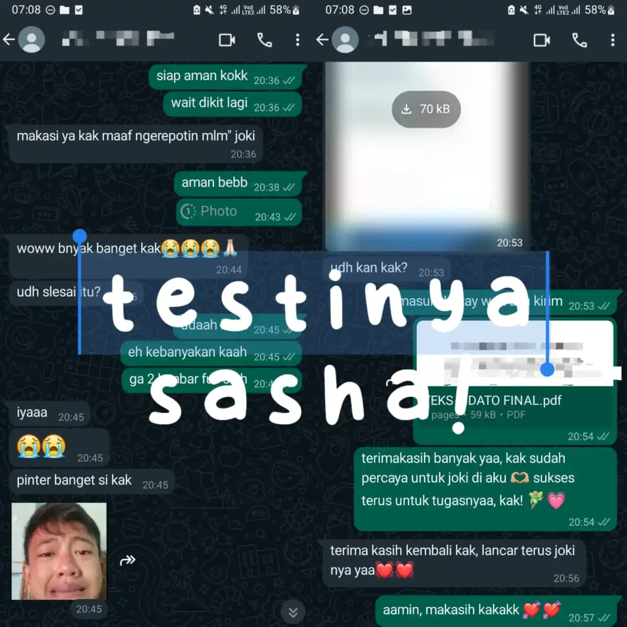 testimonalnya lilly! 🌸💭 post