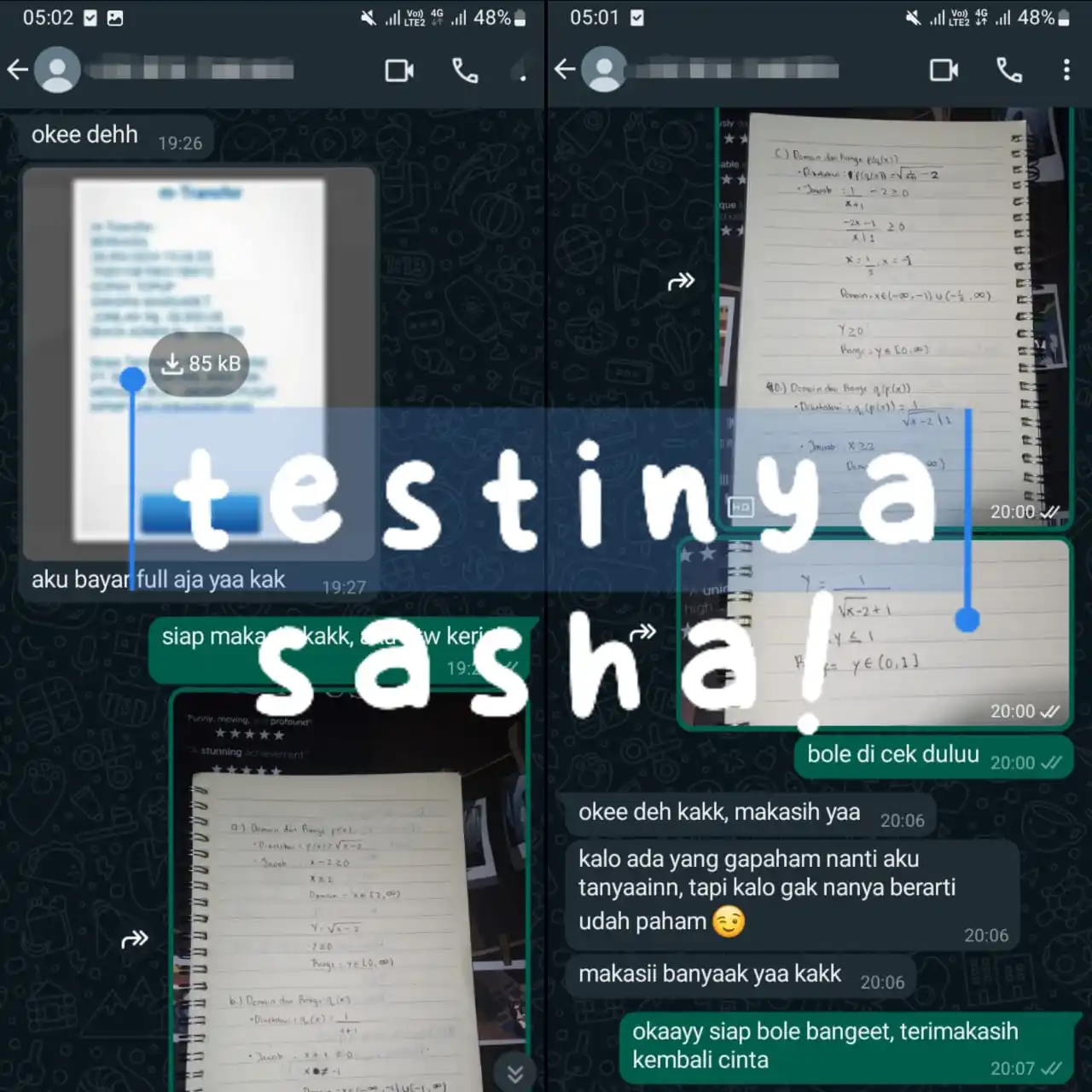 testimonalnya lilly! 🌸💭 post