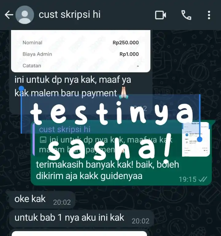 testimonalnya lilly! 🌸💭 post