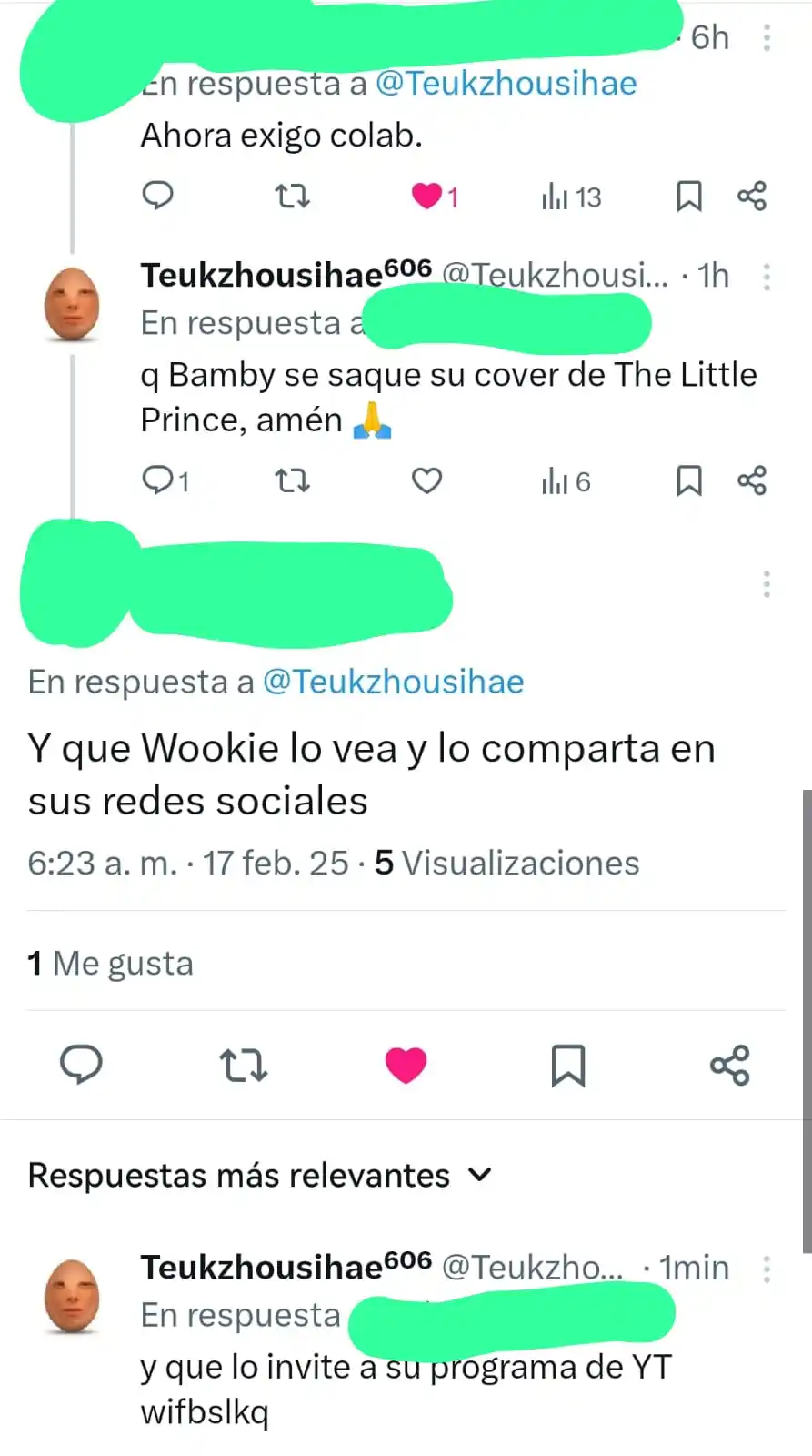 Teukzhousihae delulu post