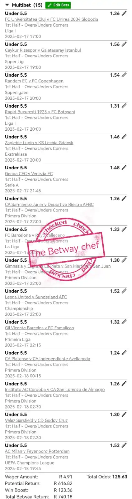 The Betway Chef post