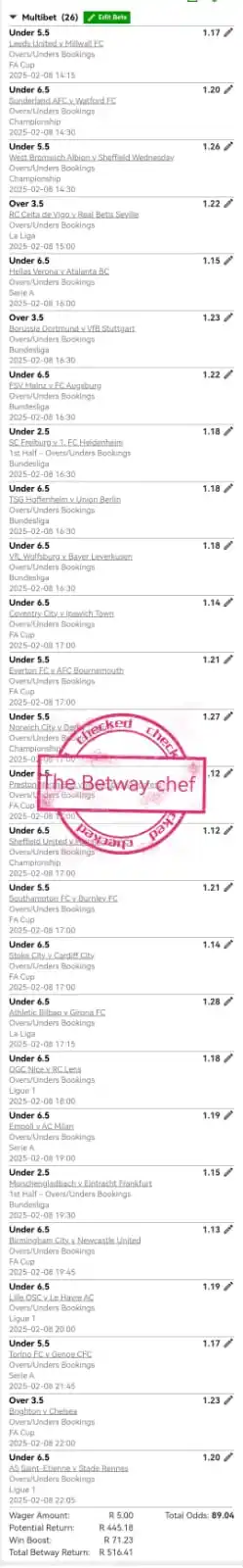 The Betway Chef post