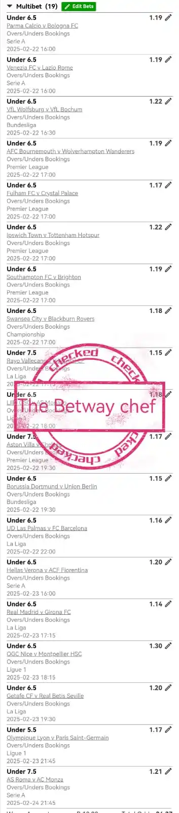 The Betway Chef post