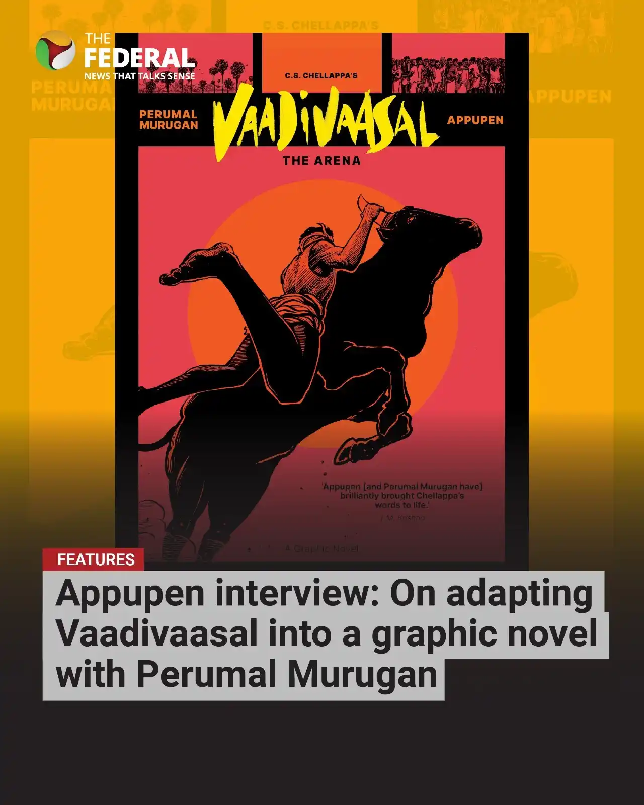 Image from The Federal: From the bull’s bejeweled black hooves trotting to the Jallikattu aren...