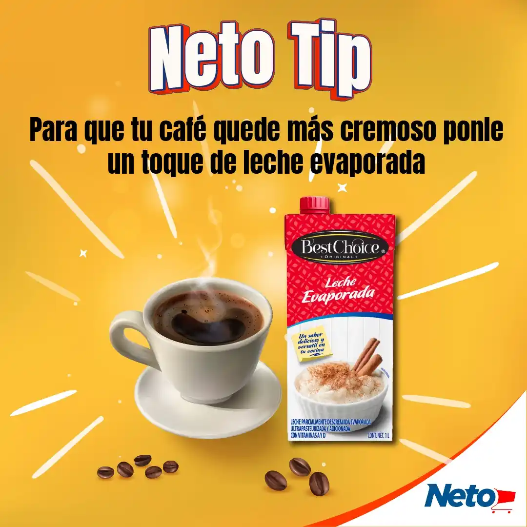 Image from Tiendas Neto: Aprovecha la promoción que tenemos en la leche evaporada BestChoice, p...