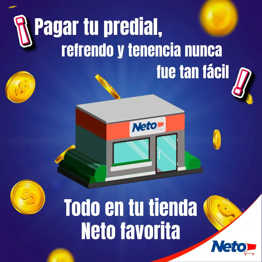 Image from Tiendas Neto: Ponte al día con tus pagos en Neto, paga tu predial, refrendo y tenenc...