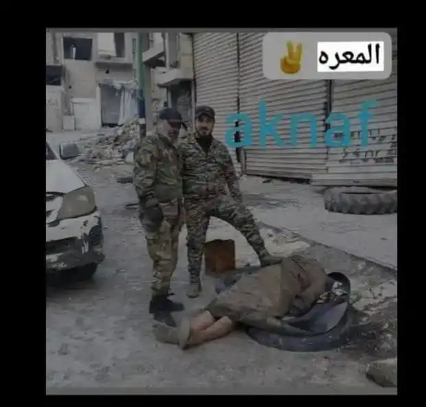 Image from توثيق الانتهاكات الشبيحة: نبذة عن الإجرام الأسدي جهاد ونوس رجل مسن درويش يبلغ من العمر 80 عام ...