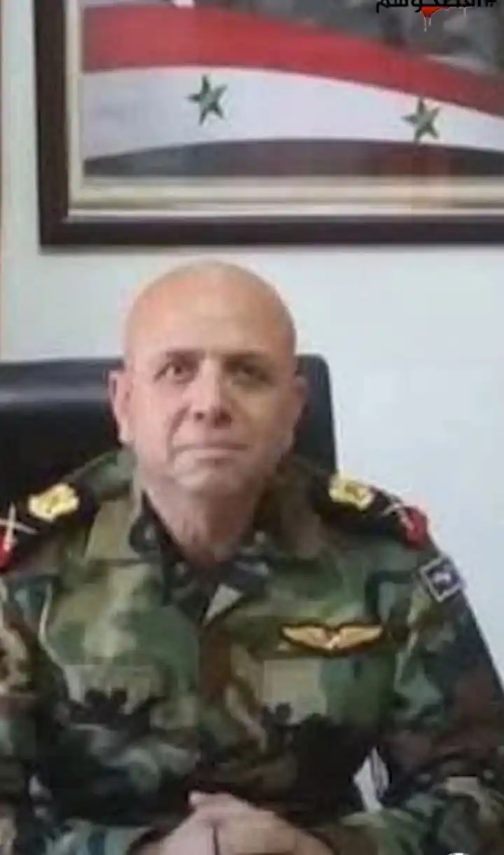 Image from توثيق الانتهاكات الشبيحة: اللواء عماد نفوري  لواء طيار من مواليد مدينة النبك في القلمون في ريف د...